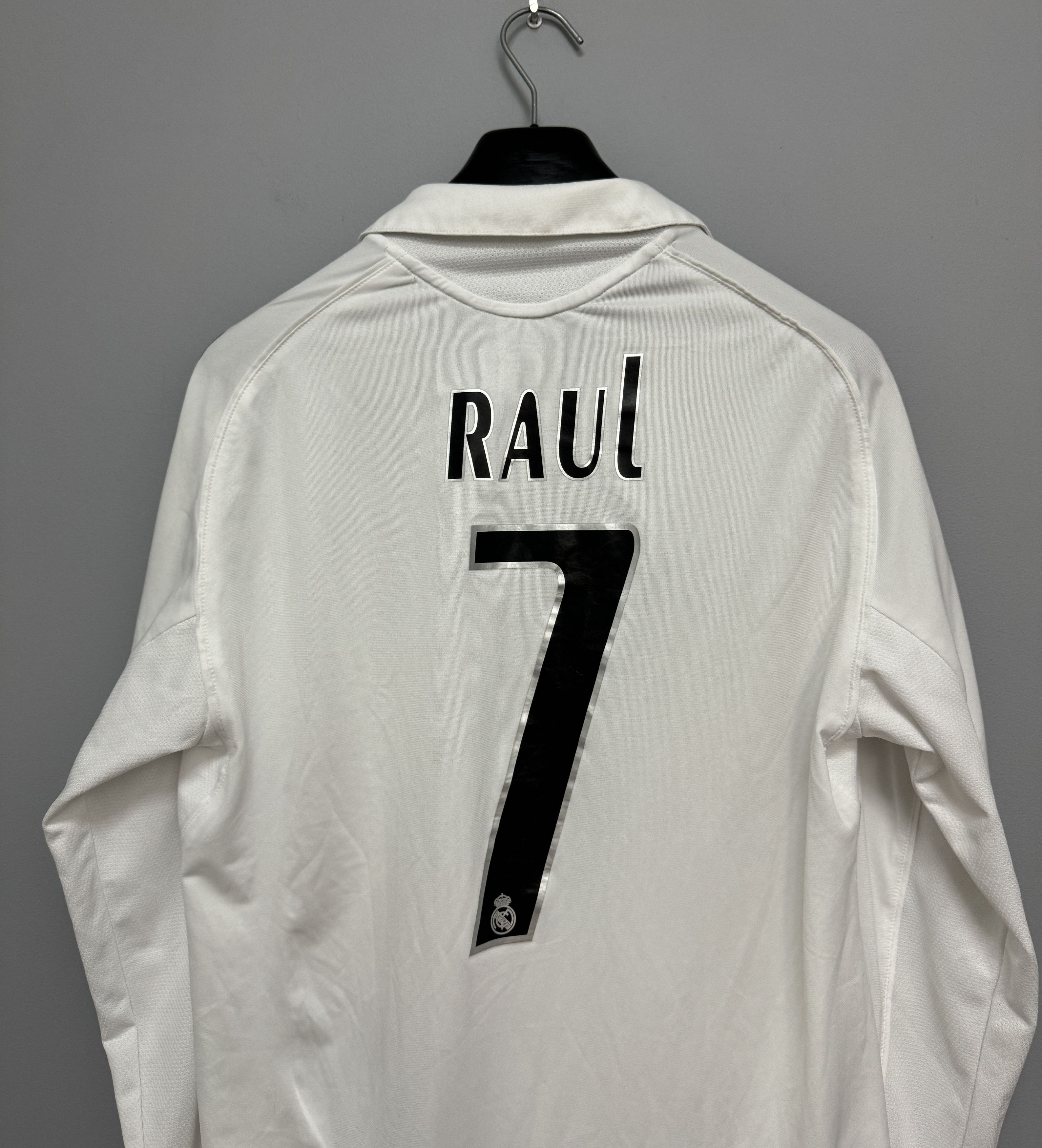 Adidas Real Madrid 2005 2006 Raul #7 Home Football Jersey Long M Size US M / EU 48-50 / 2 - 9 Thumbnail