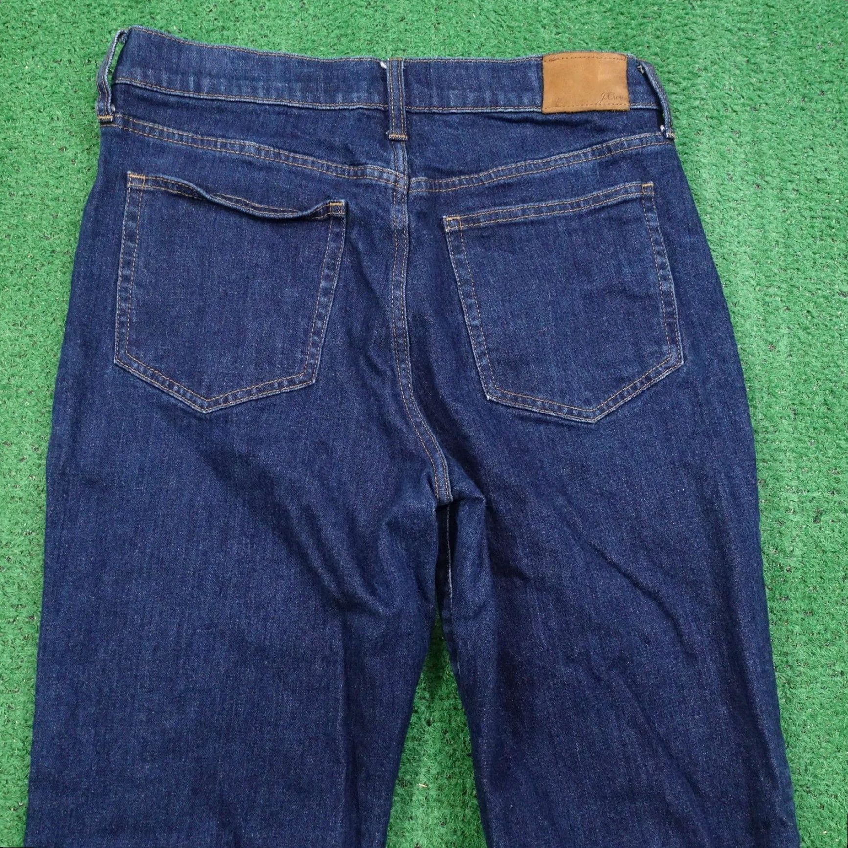 J.Crew J.Crew Men's Classic Straight Jeans 29 Dark Wash Blue Denim Stretch Size US 29 - 5 Thumbnail