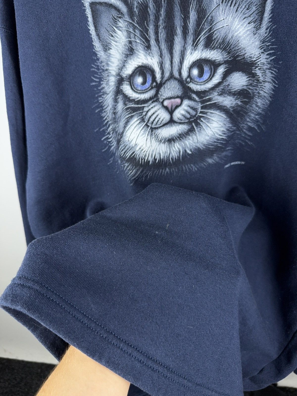 The Mountain Vintage 90s Retro Logo Japanese Animal Art Cat Sweatshirt Size US XL / EU 56 / 4 - 5 Thumbnail