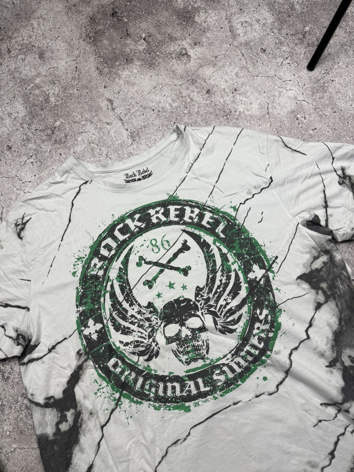 Affliction Vintage Affliction Style Rock Rebel Skull Y2K Band T Shirt Size US XXL / EU 58 / 5 - 3 Thumbnail