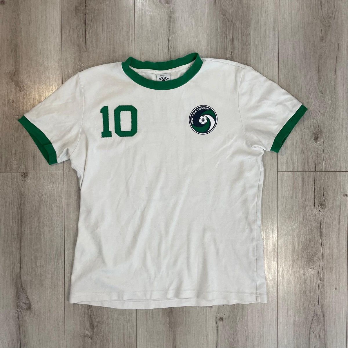 Umbro Vintage Umbro New York Cosmos Tee T-shirt y2k #10 Pele Size US L / EU 52-54 / 3 - 1 Thumbnail