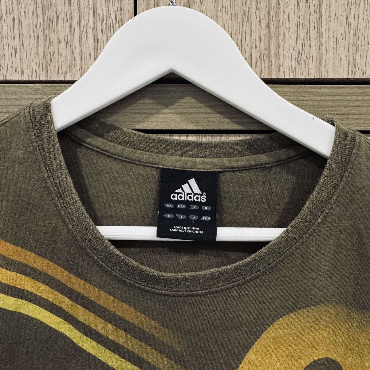 Adidas Vintage 2008 Adidas Big No 3 Size US M / EU 48-50 / 2 - 4 Thumbnail