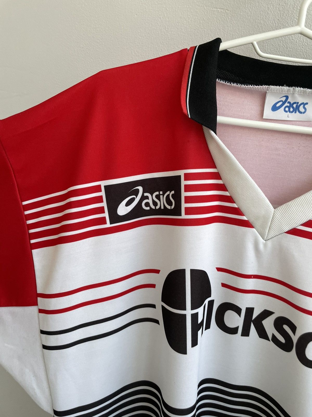Asics Castleford Tigers 1995 1996 Premiership Rugby Jersey Shirt Size US L / EU 52-54 / 3 - 8 Thumbnail