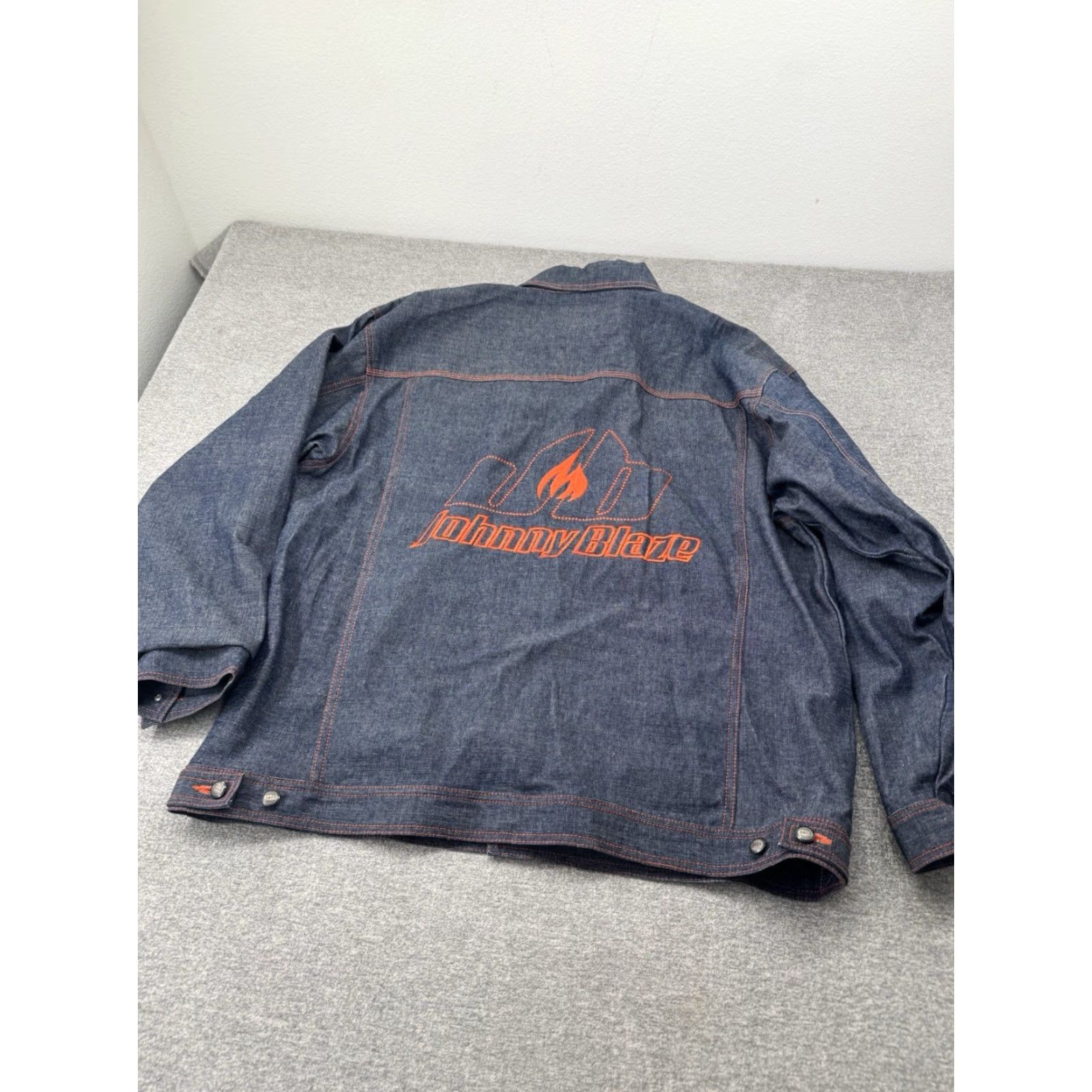 Phat Farm VINTAGE Y2K J COOL DENIM JACKET XL BLUE Mens Denim Jacket 90s Style Phat Farm Ecko Johnny Blaze Size US XL / EU 56 / 4 - 4 Thumbnail