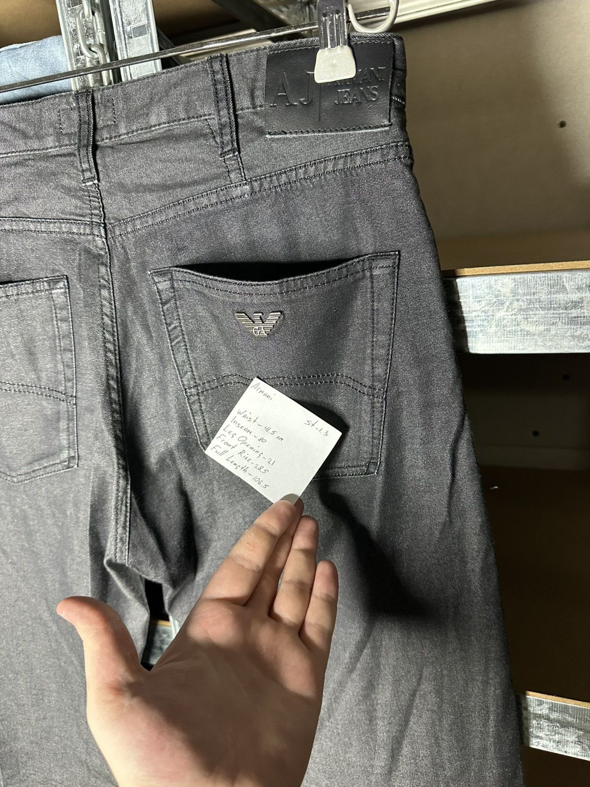 Armani Armani Jeans Regular Fit Men's Denim Jeans Pants Size W32 Size US 32 / EU 48 - 7 Thumbnail
