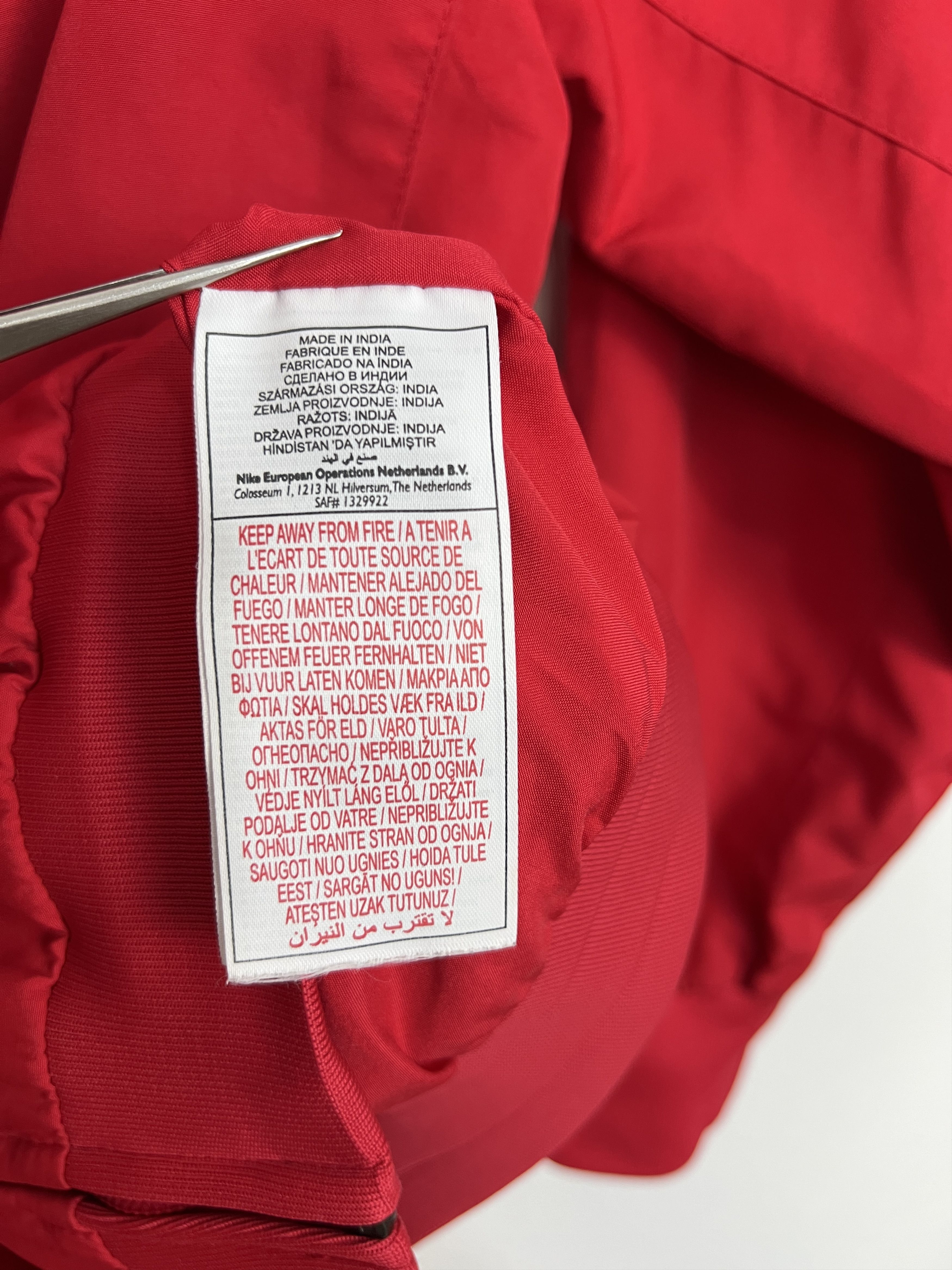 Nike Vintage Arsenal Football Jacket Soccer Track Top Gunners Size US M / EU 48-50 / 2 - 8 Thumbnail