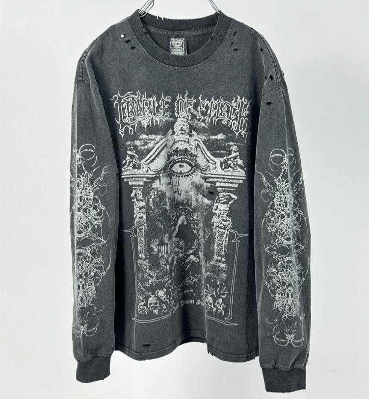 Japanese Brand Washed Print Long Sleeves Size US M / EU 48-50 / 2 - 3 Thumbnail