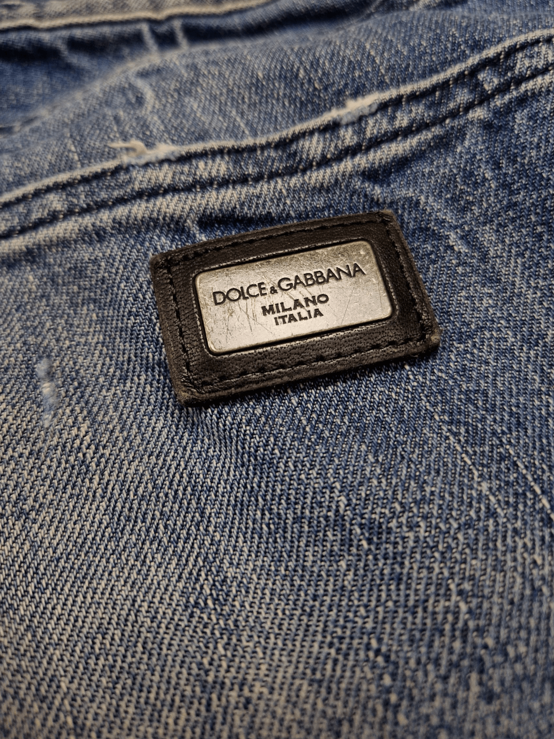 Dolce & Gabbana Dolce & Gabbana Slim Stretch Denim Archive Y2K Size US 32 / EU 48 - 2 Thumbnail