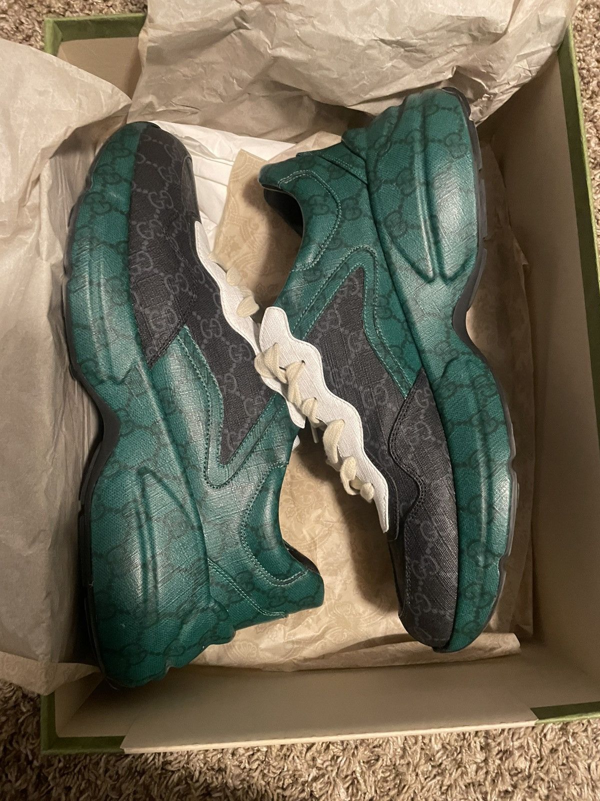 Gucci Gucci Man Sneakers 791742AADM0 9110 Size UK 6 | Grailed