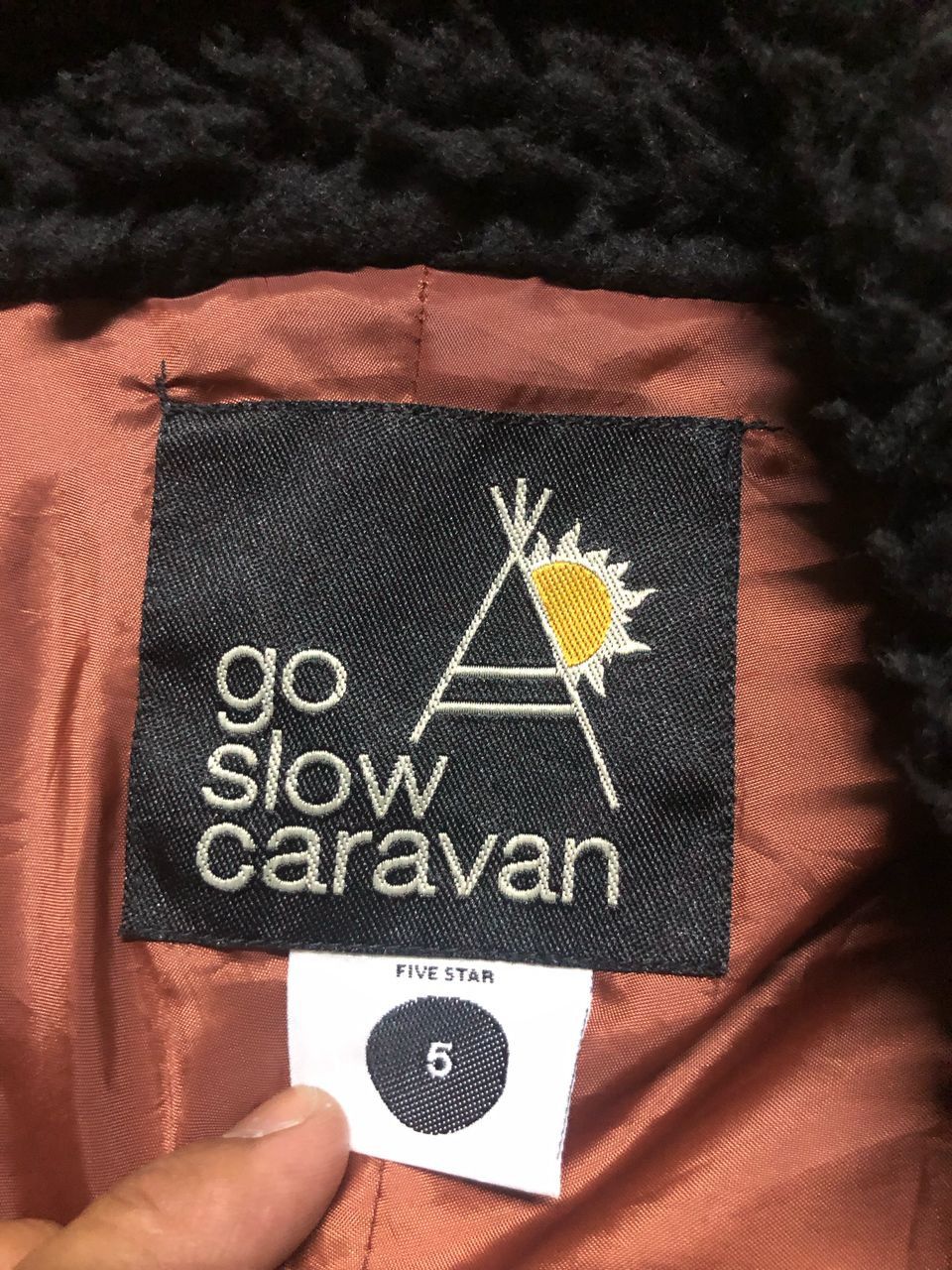 go slow caravan GO SLOW CARAVAN DEEP PILE FLEECE HOODIE ZIPPER JACKET Size US M / EU 48-50 / 2 - 13 Thumbnail