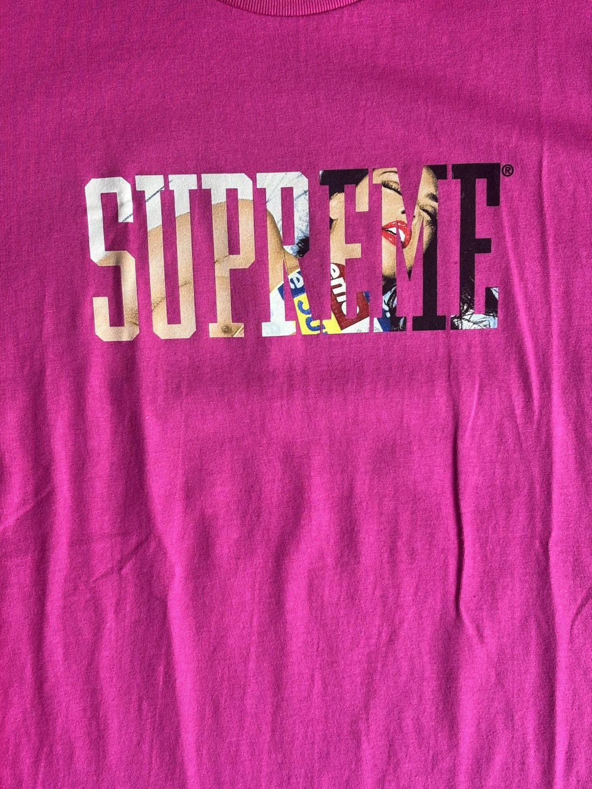 Supreme SUPREME PAINTED TEE ‘FUCHSIA’ SIZE L Size US L / EU 52-54 / 3 - 2 Thumbnail