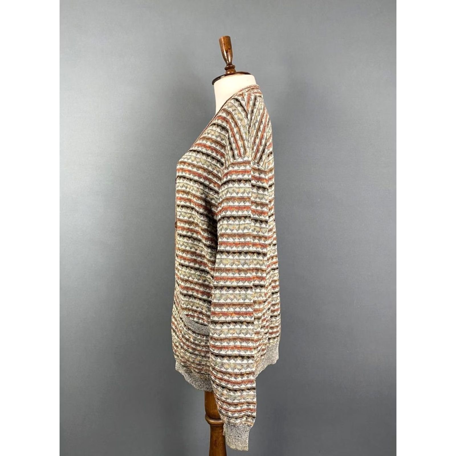 Missoni Missoni Sweater Mens XL Sport Men Cardigan Multicolor Viscose Long Sleeve Button Size US XL / EU 56 / 4 - 4 Thumbnail
