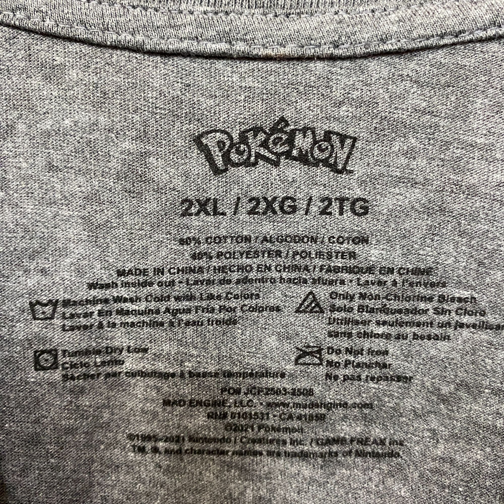 Pokemon Nintendo Pokemon Starter Anime Poster T-Shirt 2XL Size US XXL / EU 58 / 5 - 4 Thumbnail