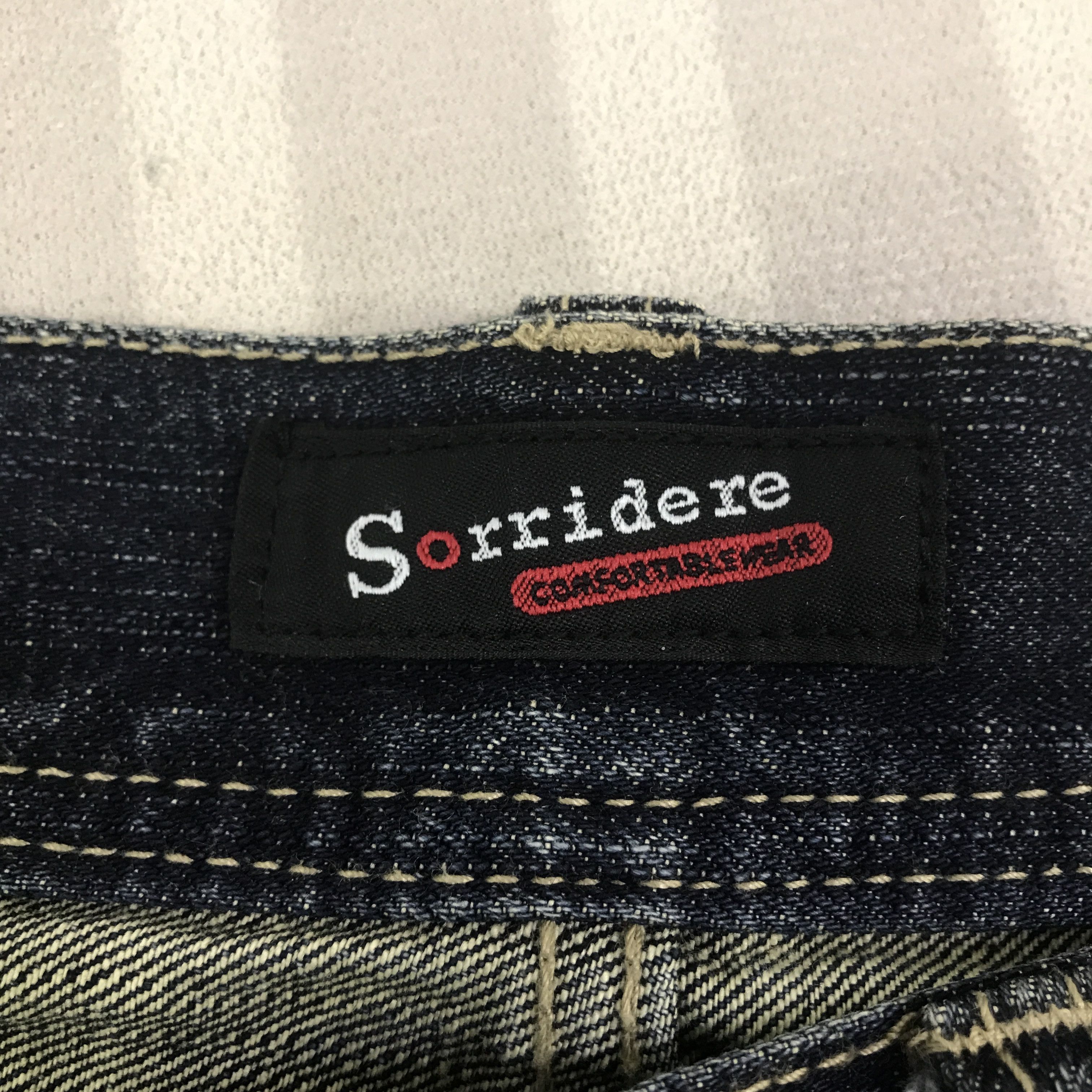 Japanese Brand Vintage Sorridere Punk Denim Japan Jeans K130B2 Size US 32 / EU 48 - 16 Thumbnail