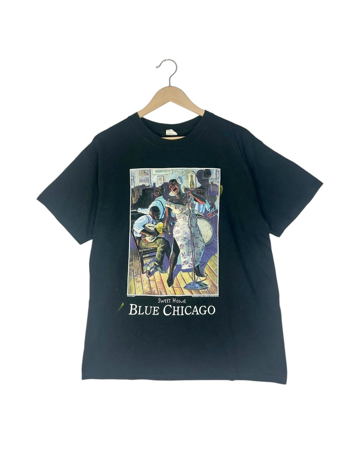 Vintage Vintage Mojo Mama, Sweet Home Blue Chcgo John Carroll Doyle Size US L / EU 52-54 / 3 - 1 Thumbnail