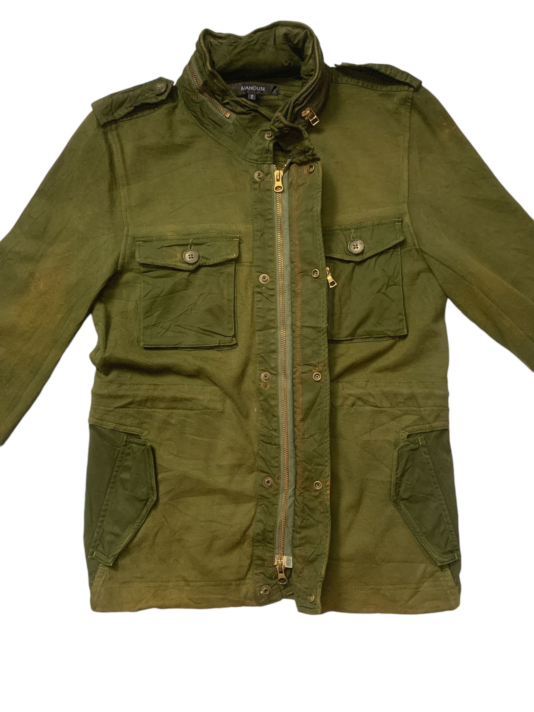 ABAHOUSE × Japanese Brand Rare Design Vintage Abahouse Military Style Jackets Size M / US 6-8 / IT 42-44 - 3 Thumbnail