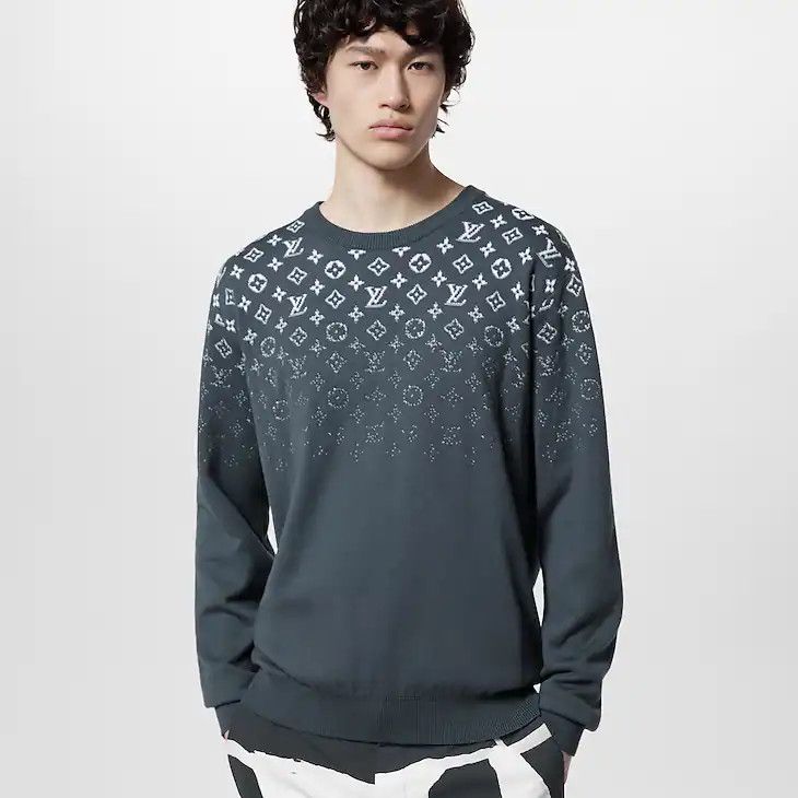 Louis Vuitton Gradient Cotton Crewneck Size US XL / EU 56 / 4 - 2 Thumbnail