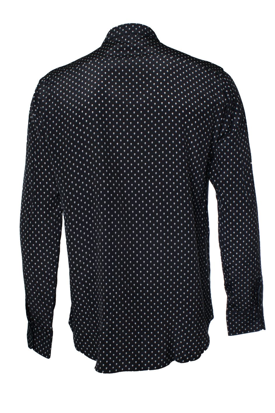 Alexander McQueen Alexander McQueen, Black skull printed silk shirt Size US L / EU 52-54 / 3 - 3 Thumbnail