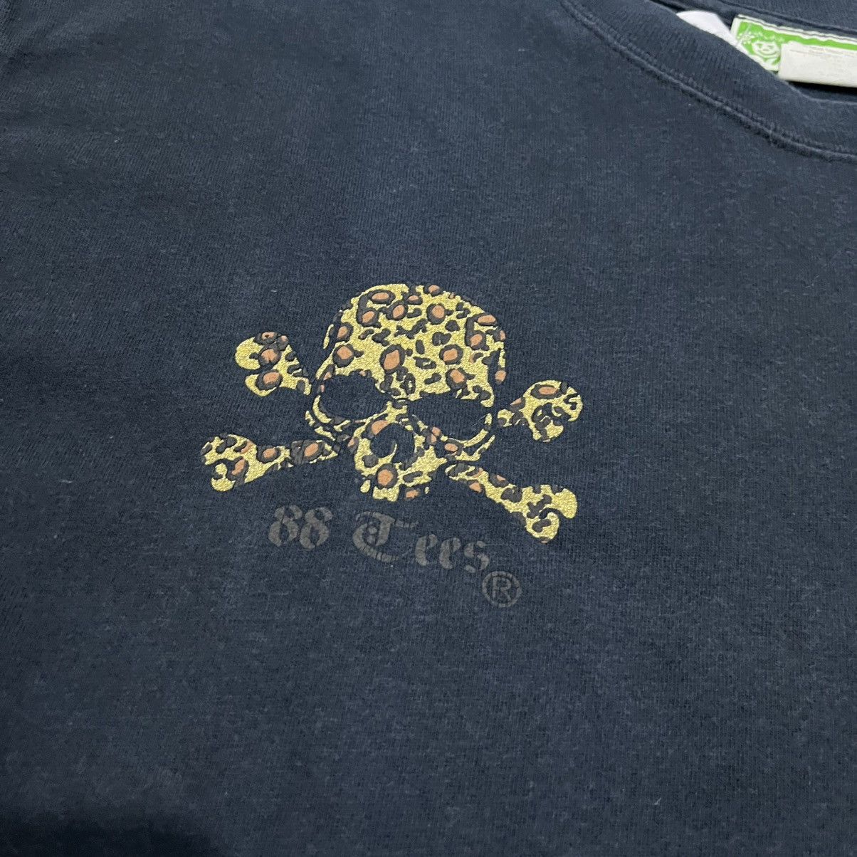 Japanese Brand 88 Tees Bones Leopard Graphic Tee Size US L / EU 52-54 / 3 - 5 Thumbnail