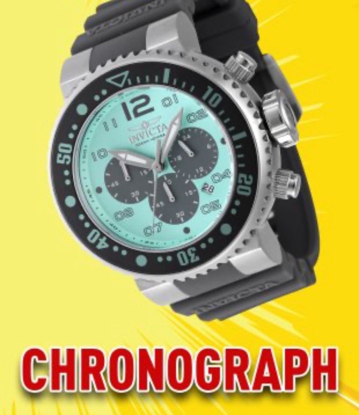Invicta Invicta Pro Diver Crew Laser Etched - 52mm Size ONE SIZE - 3 Thumbnail