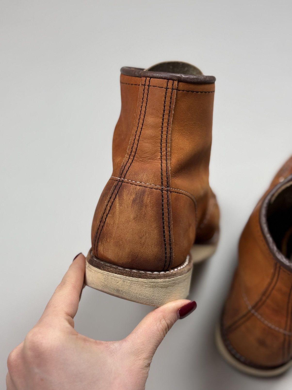 Red Wing Red Wing Shoes Vintage Leather Moc Toe Boots Size US 8.5 Size US 8.5 / EU 41-42 - 19 Thumbnail