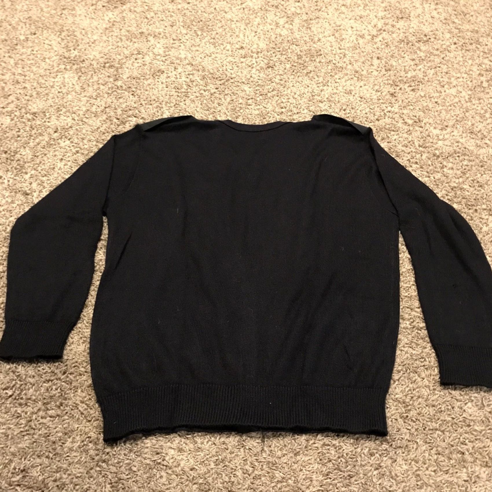 Vintage VINTAGE Crew Gear Sweater Cardigan Black Stewardess/Flight Attendant A30 XL Size XL / US 12-14 / IT 48-50 - 5 Thumbnail