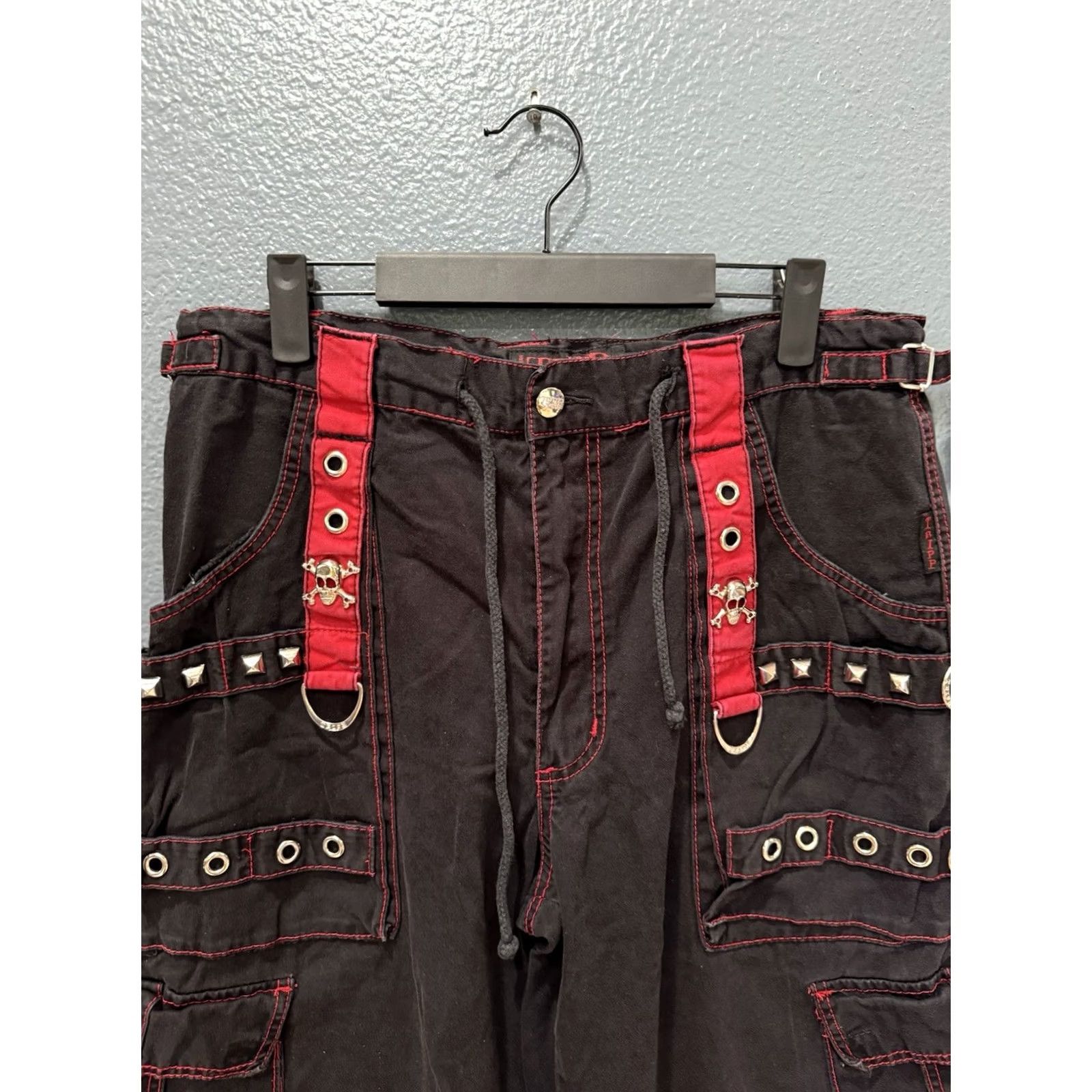 Tripp NYC VINTAGE Tripp NYC Men’s Cargo Pants Denim Black Size M Inseam 30in 39in Length Size US 31 - 5 Thumbnail