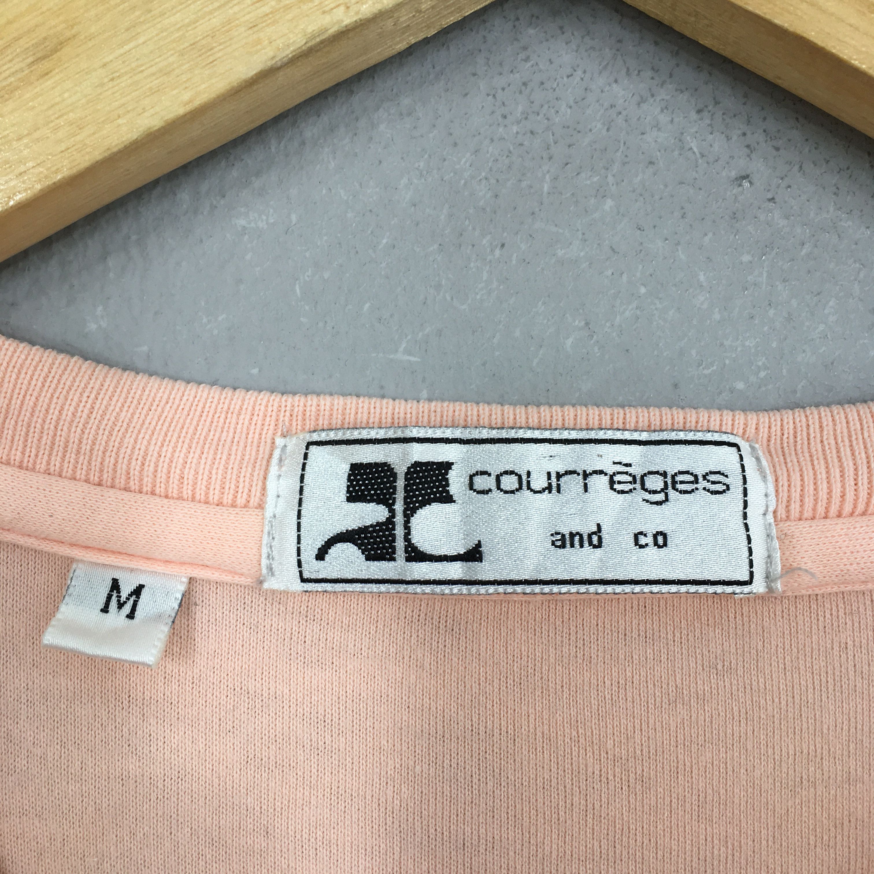 Courreges × Vintage Vintage 90's Courreges Paris T Shirt Medium Size US M / EU 48-50 / 2 - 4 Thumbnail