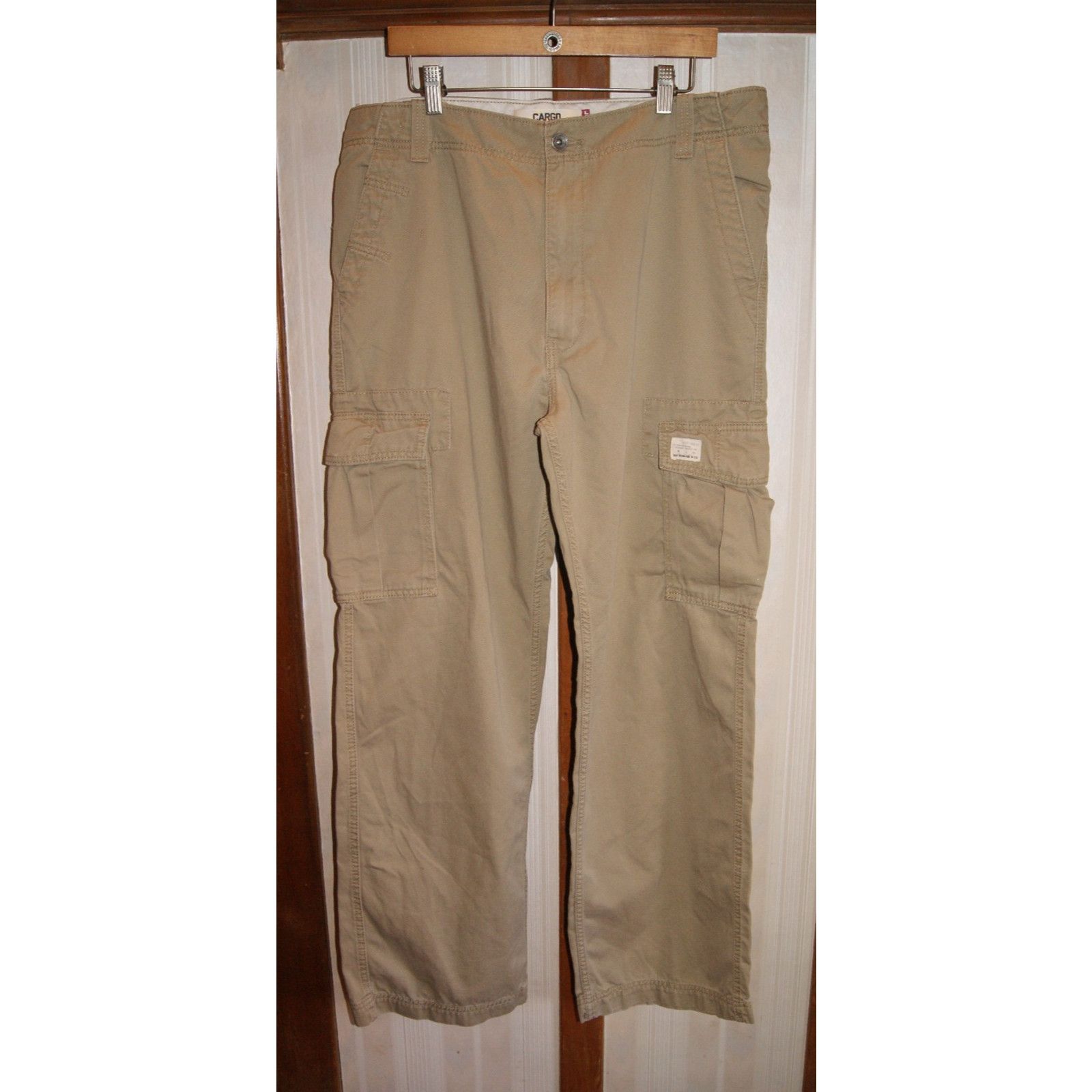 Levi's VTG Men’s Levi's Loose Straight Cargo Pants 36/34 Tan Khaki Size US 36 / EU 52 - 1 Thumbnail