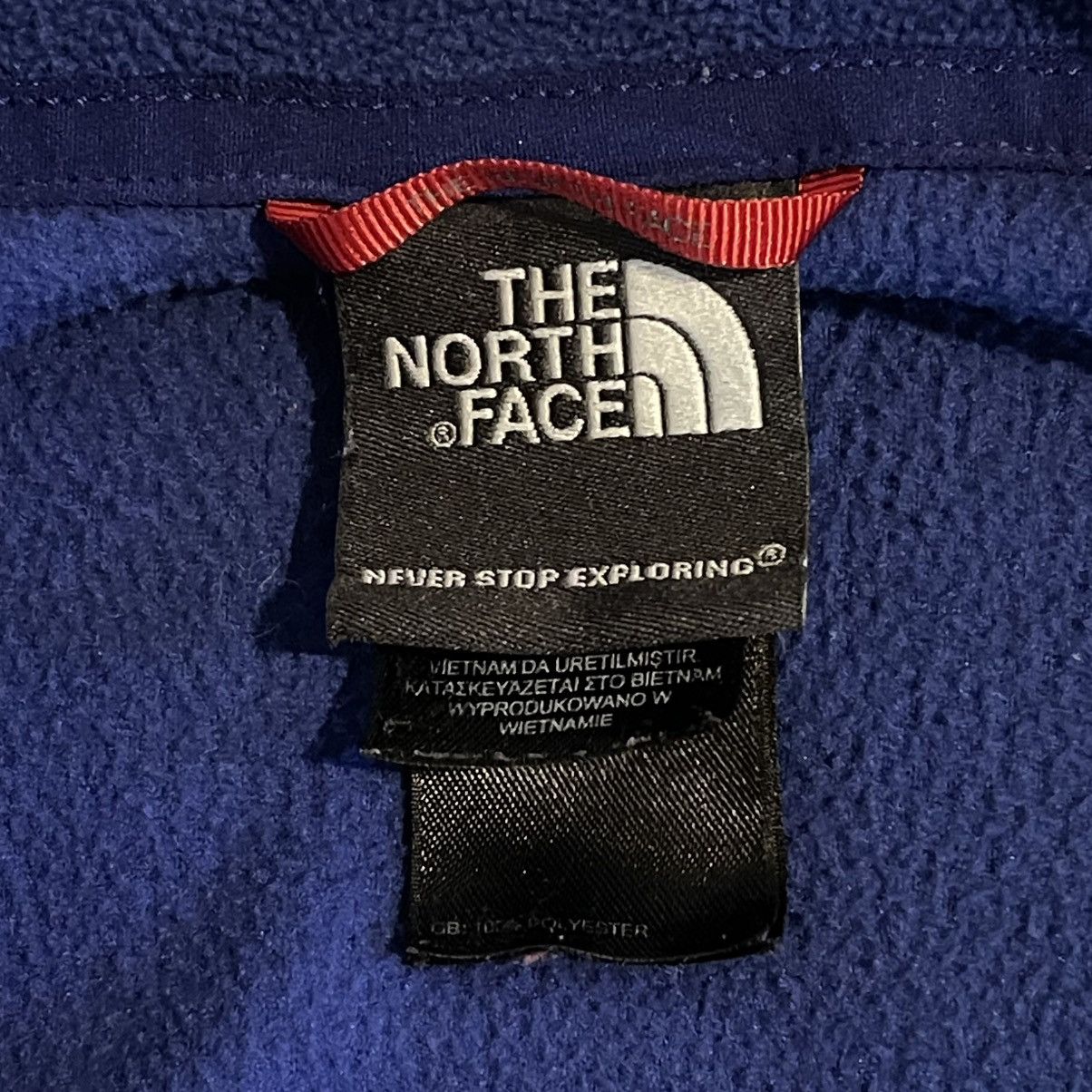 The North Face The North Face Mens XL Blue TKA 100 Fleece 1/4 Zip Jacket Size US XL / EU 56 / 4 - 3 Thumbnail
