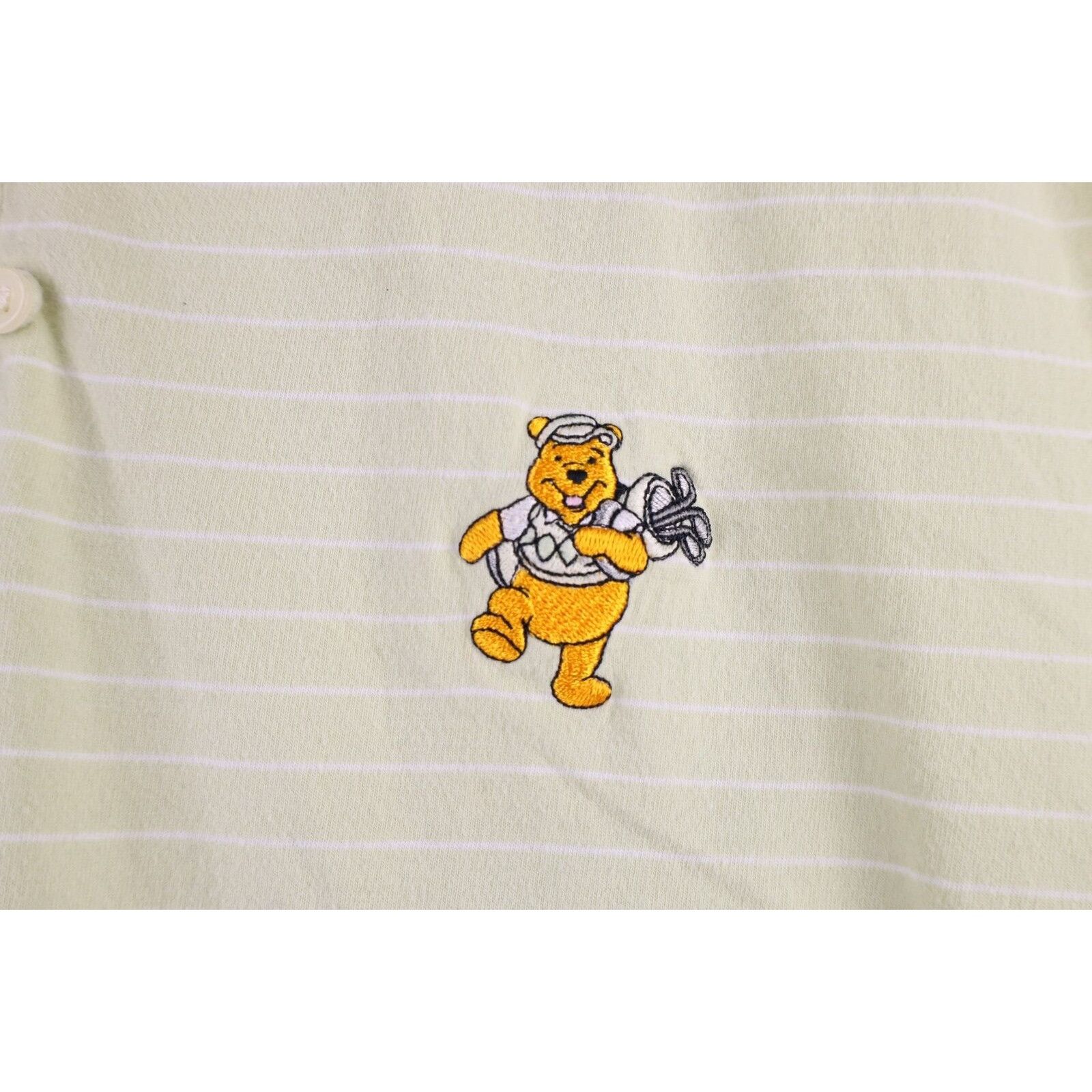 Disney × Vintage Vintage 90s Disney Winnie the Pooh Sleeveless Golf Polo Size XL / US 12-14 / IT 48-50 - 4 Thumbnail