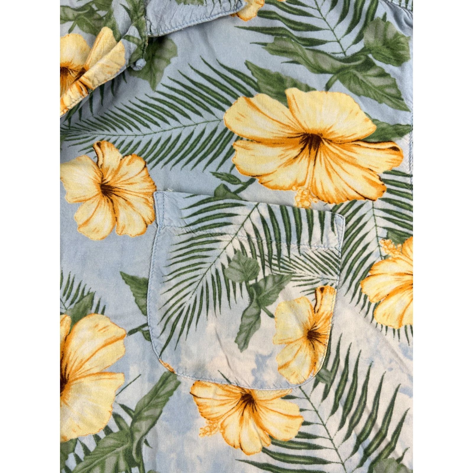 Vintage VINTAGE Puritan Shirt Adult Extra Large Blue Floral Hawaiian Button-Up READ Size US XL / EU 56 / 4 - 6 Thumbnail