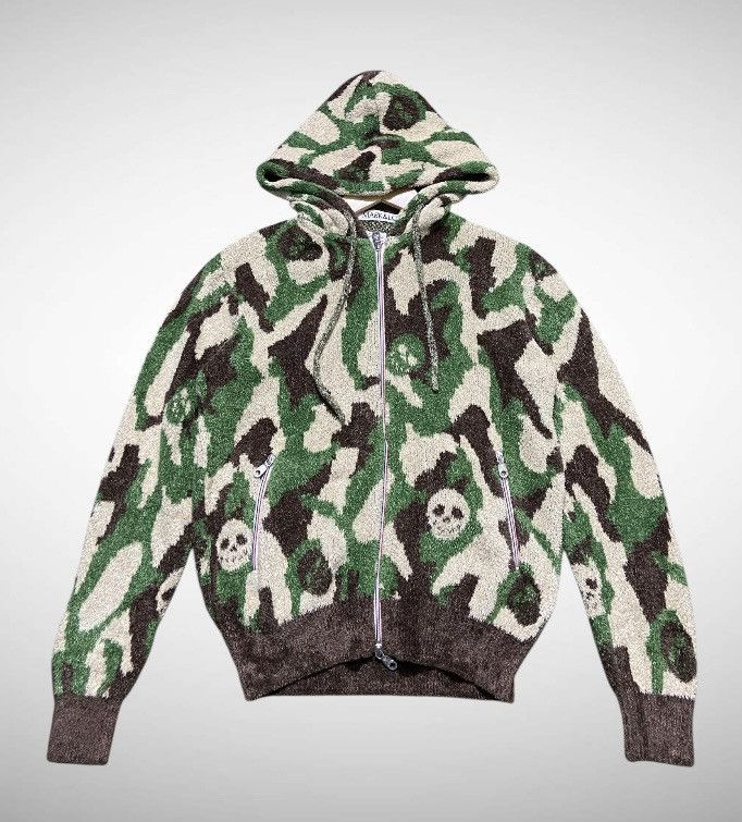 Sports Specialties Mark & Lona Golf Camo Skull Knit Sweater Zip-Up Hoodie Size US M / EU 48-50 / 2 - 3 Thumbnail