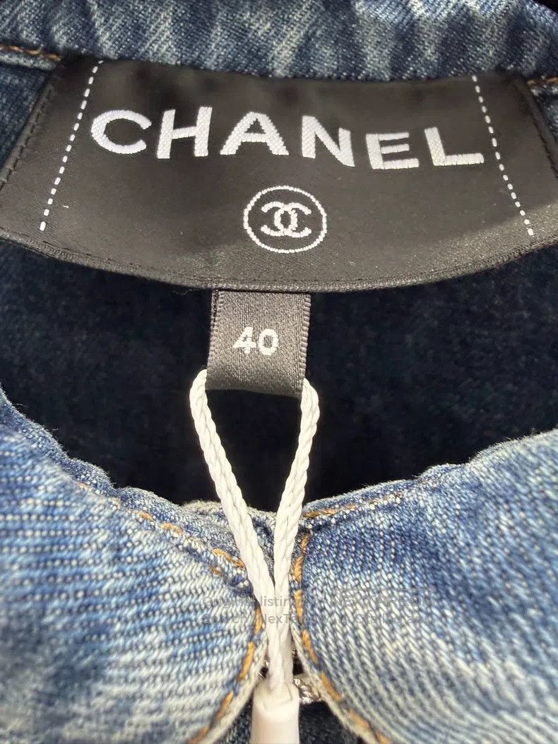 Chanel Chanel Love buckle double C pocket denim jacket Size S / US 4 / IT 40 - 5 Thumbnail