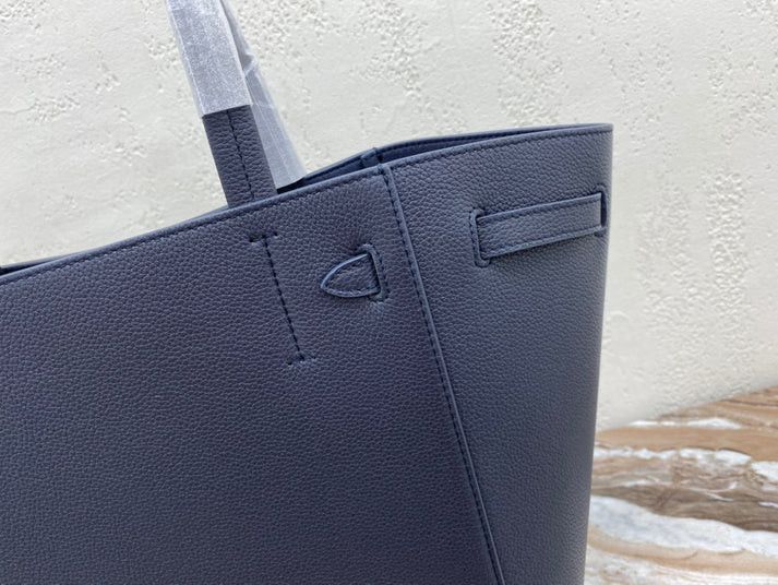 Celine o1bcso1str1024 Size: OS / Cabas Small Tote Bag in Navy Blue Size ONE SIZE - 9 Thumbnail