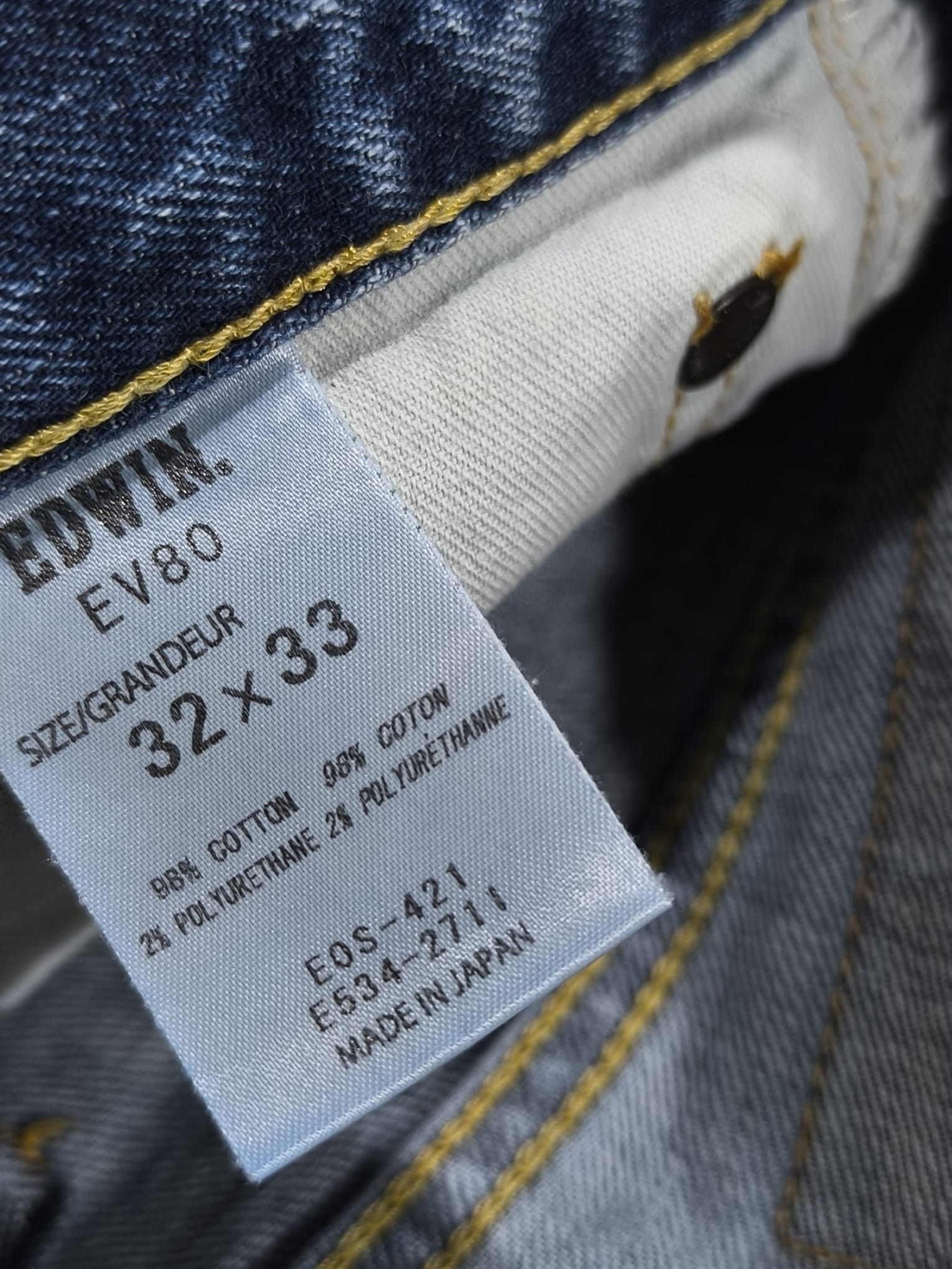 Edwin edwin selvedge japan jeans kapital style stitched repaired Size US 34 / EU 50 - 11 Thumbnail