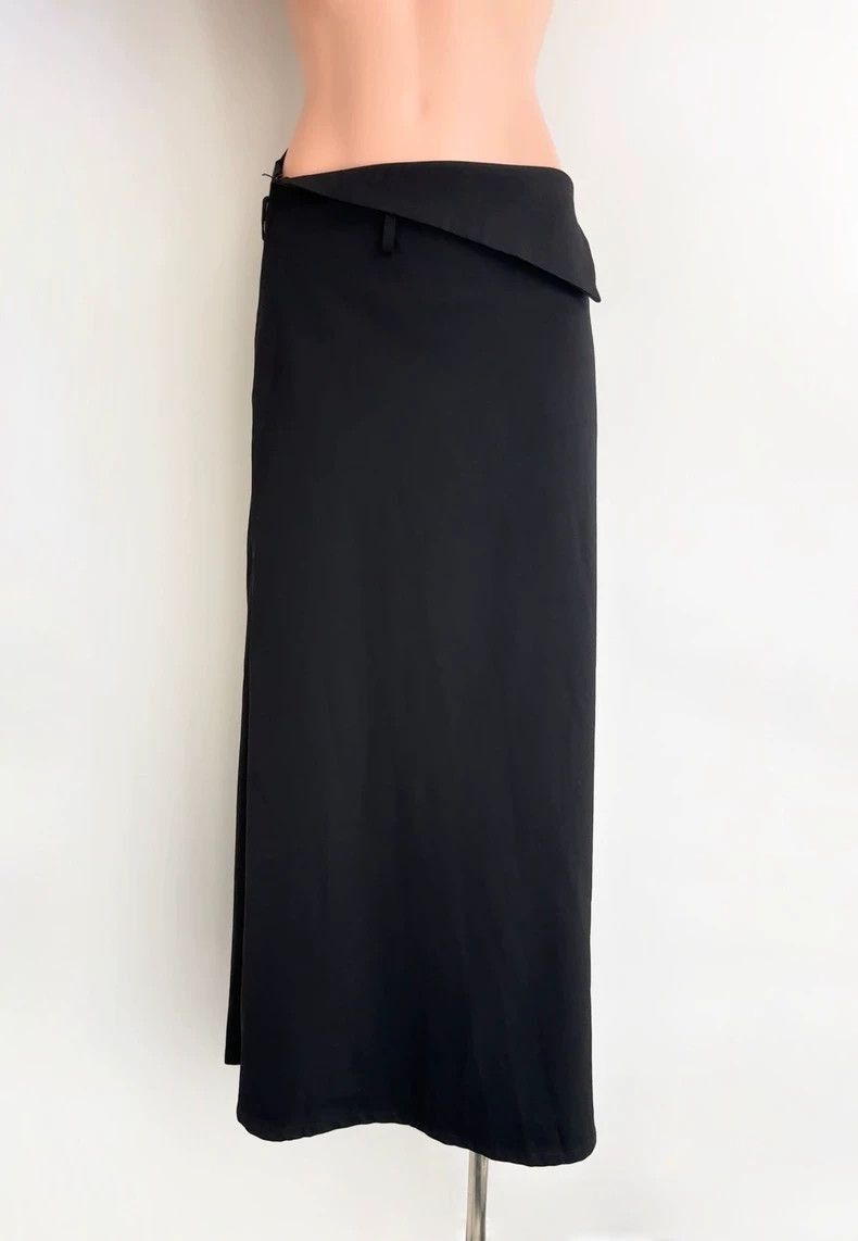 Yohji Yamamoto Yohji Yamamoto Asymmetric Wool Skirt Size US 28 / EU 44 - 2 Thumbnail