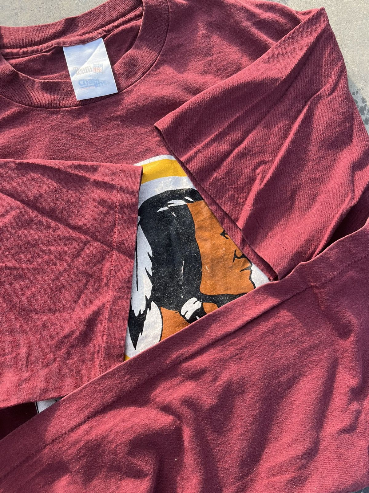 NFL Vintage 90’s Redskins Team NFL by Chalkline tee Size US XL / EU 56 / 4 - 4 Thumbnail