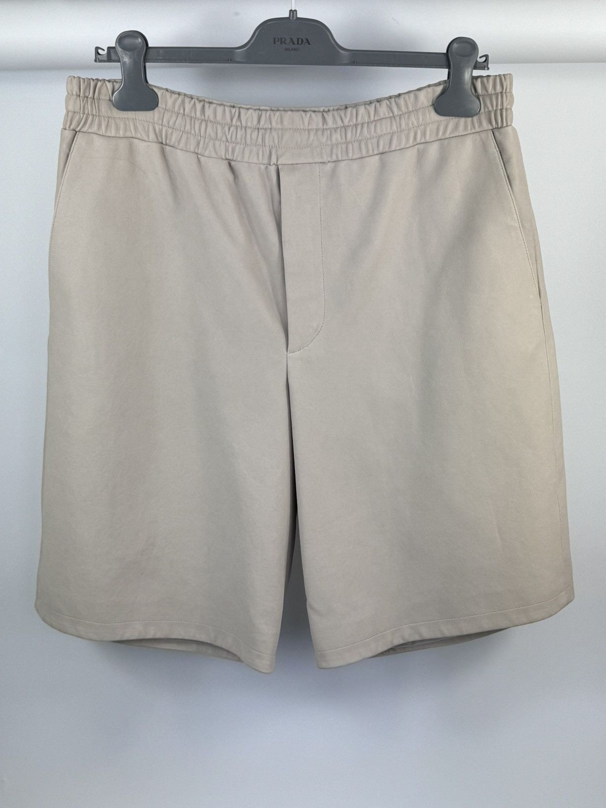 Prada PRADA LEATHER SHORTS Size US 34 / EU 50 - 1 Thumbnail
