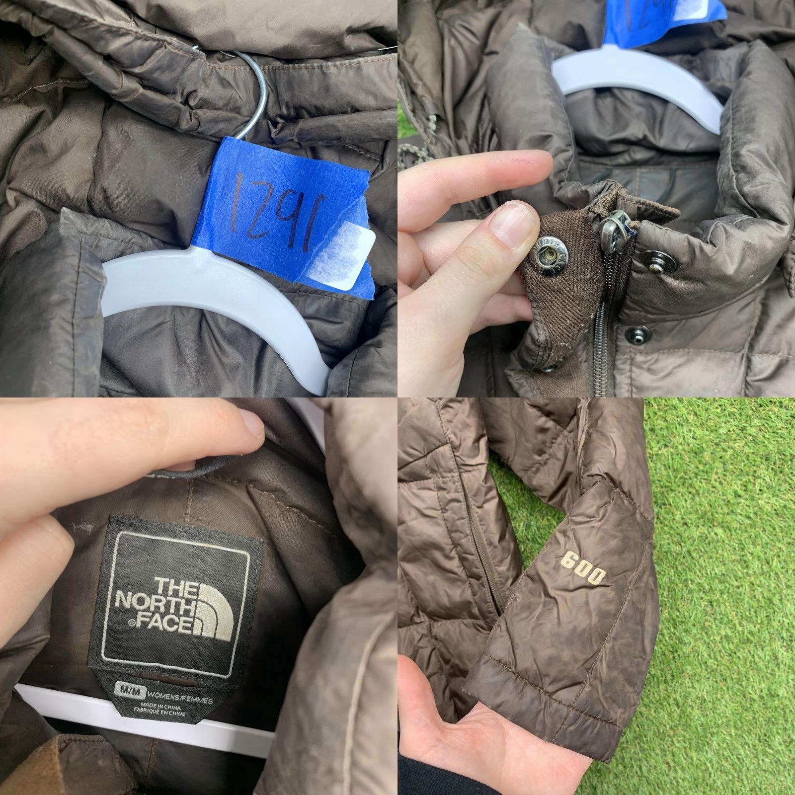 The North Face North Face Jacket Womens Medium Brown Hooded 600 Down Puffer Coat Winter Size M / US 6-8 / IT 42-44 - 9 Thumbnail