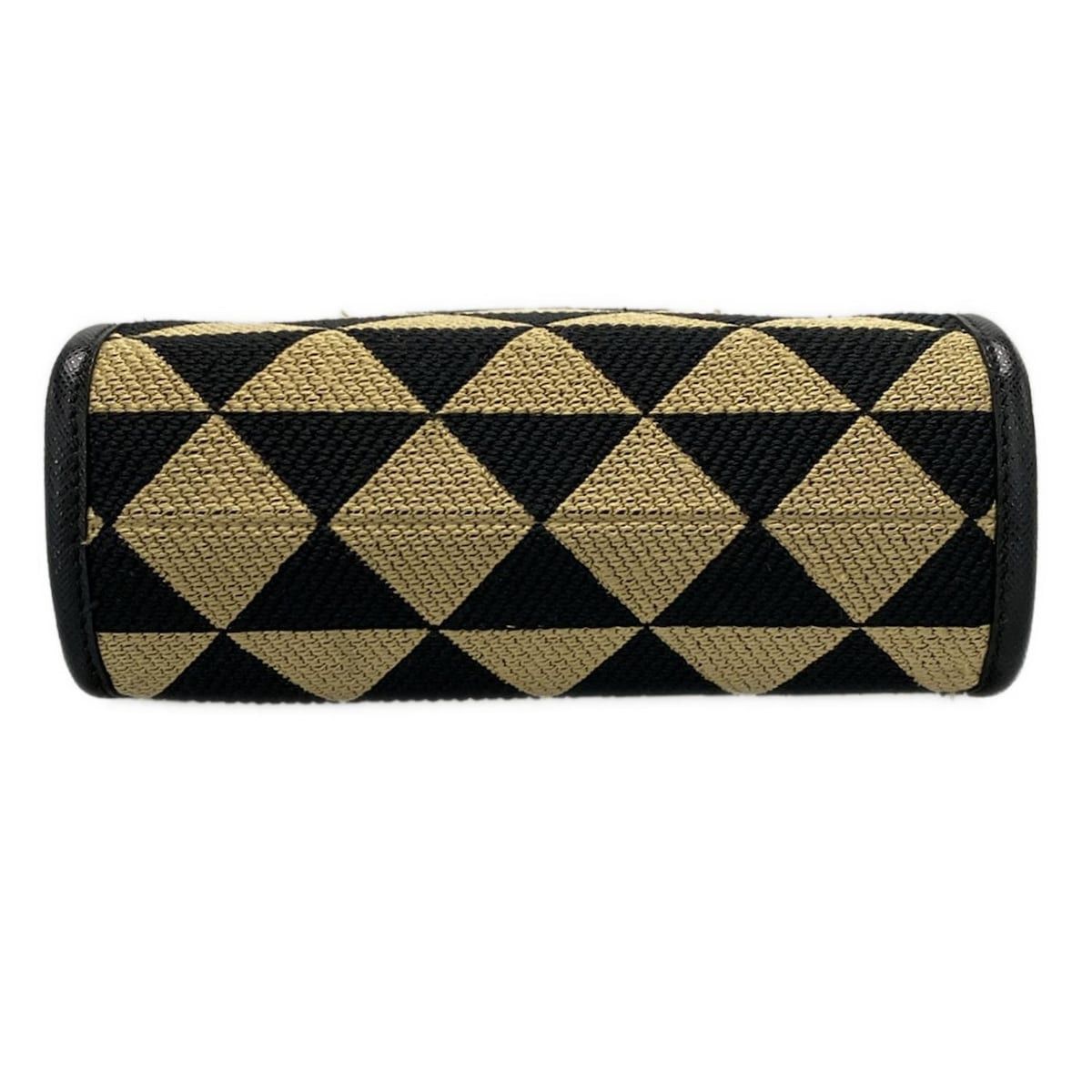 Prada PRADA Prada Symbol Embroidered Fabric Mini Bag Tote Bag Size ONE SIZE - 5 Thumbnail