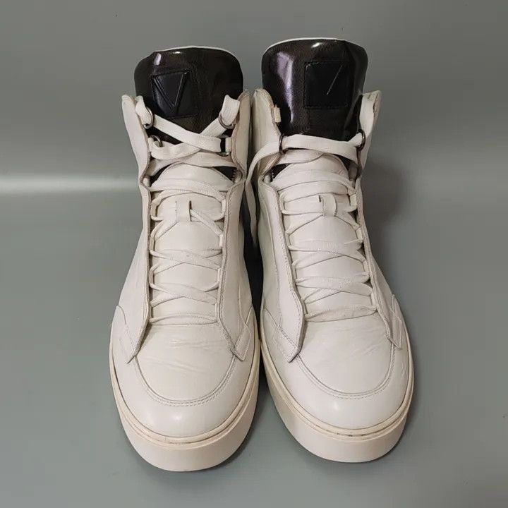 Louis Vuitton Louis Vuitton White High-Top Casual Sneakers -2508 Size US 8.5 / EU 41-42 - 2 Thumbnail