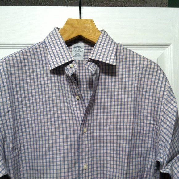 Brooks Brothers BROOKS BROTHERS MENS 100%COTTON CASUAL SHIRT SIZE: 16/34 Size US L / EU 52-54 / 3 - 2 Thumbnail