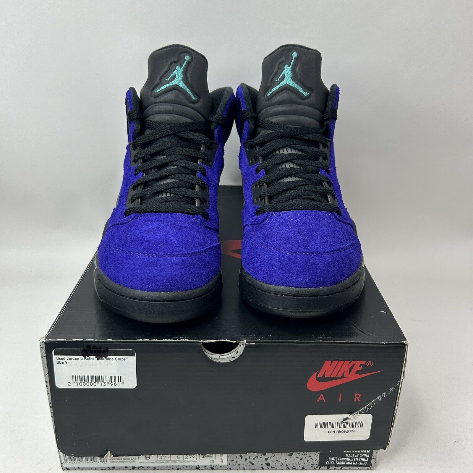 Nike Nike Air Jordan 5 Retro OG “Alternate Grape” 2023 Size US 9 / EU 42 - 2 Thumbnail