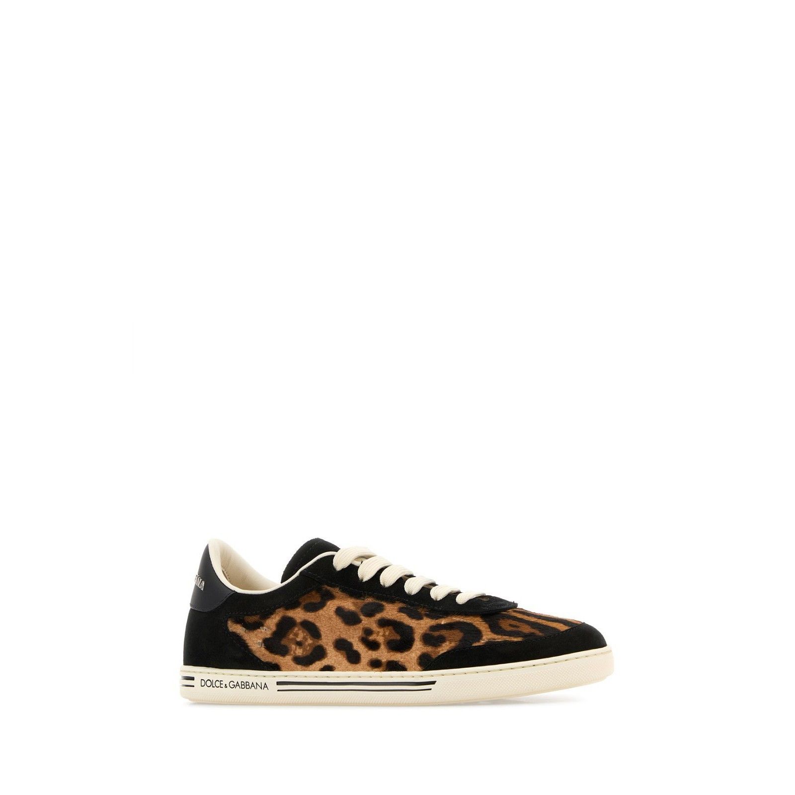 Dolce & Gabbana DOLCE & GABBANA Saint Tropez Light Brown Black Suede Sneaker Size US 11 / IT 41 - 2 Thumbnail