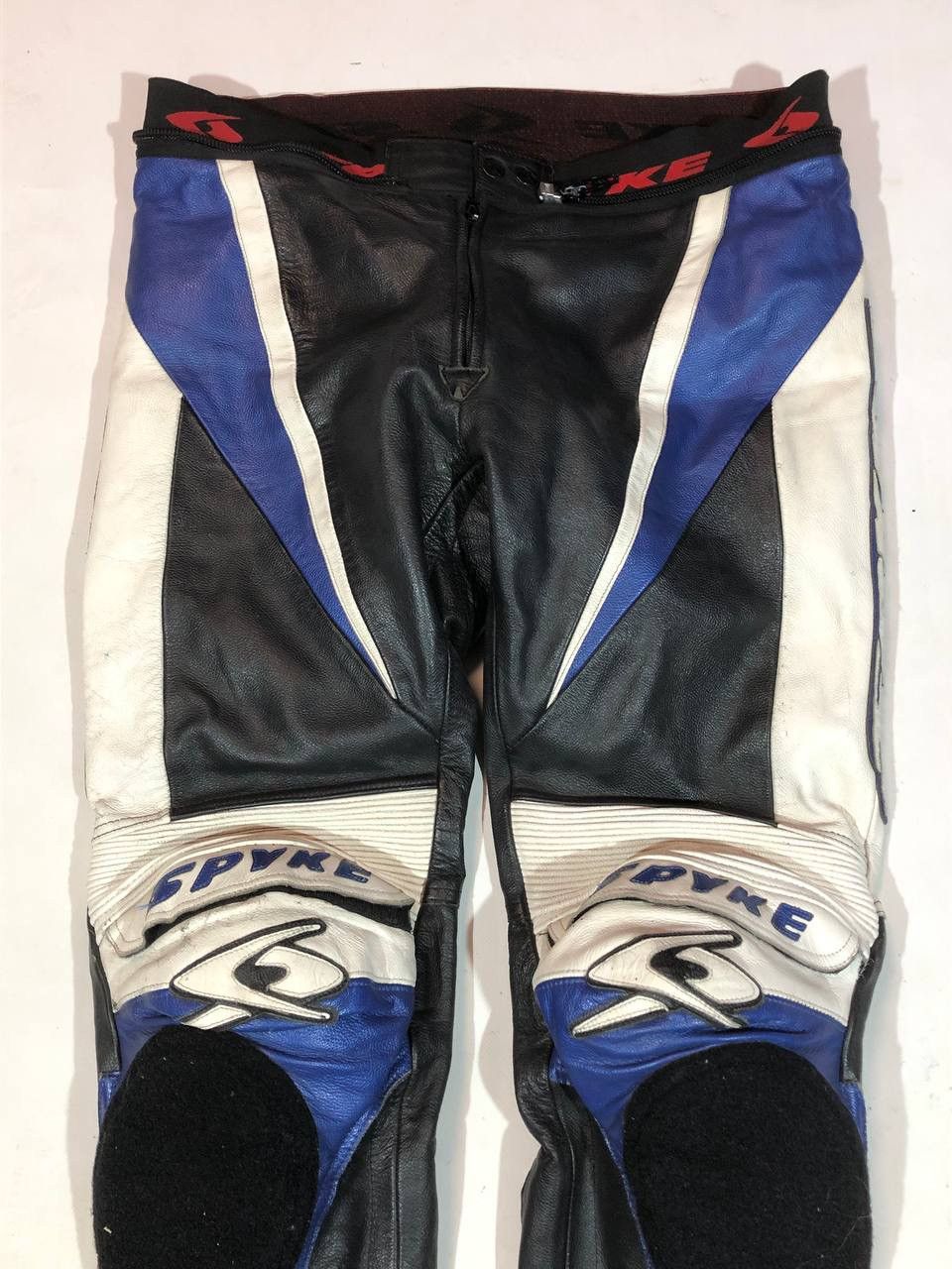 Leather Spyke Vintage Racing Motorcycle Leather Pants Size US 36 / EU 52 - 2 Thumbnail