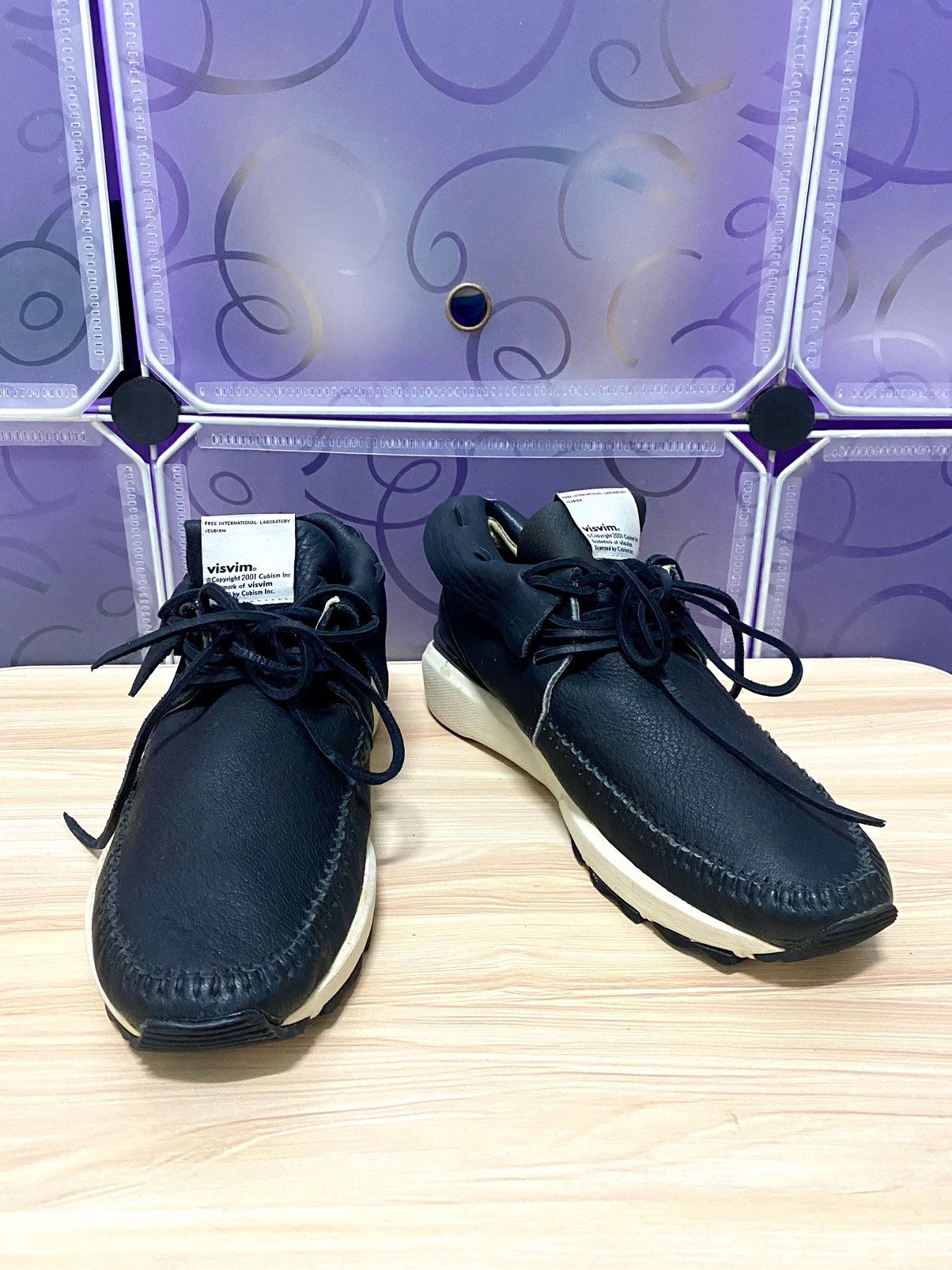 Visvim 2001 Visvim G. Reservation Black Leather shoes Size US 8 / EU 41 - 4 Thumbnail