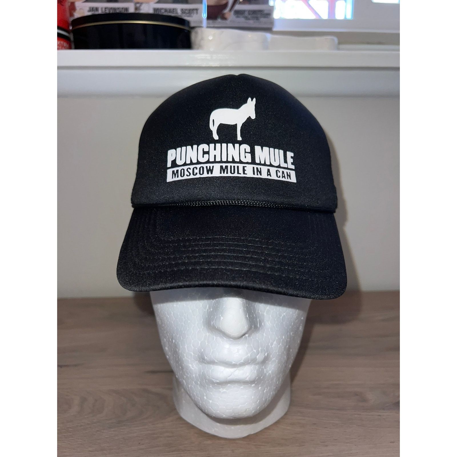 Vintage Punching Mule Hat Moscow Mule In A Can Trucker Headwear OS Size ONE SIZE - 1 Thumbnail