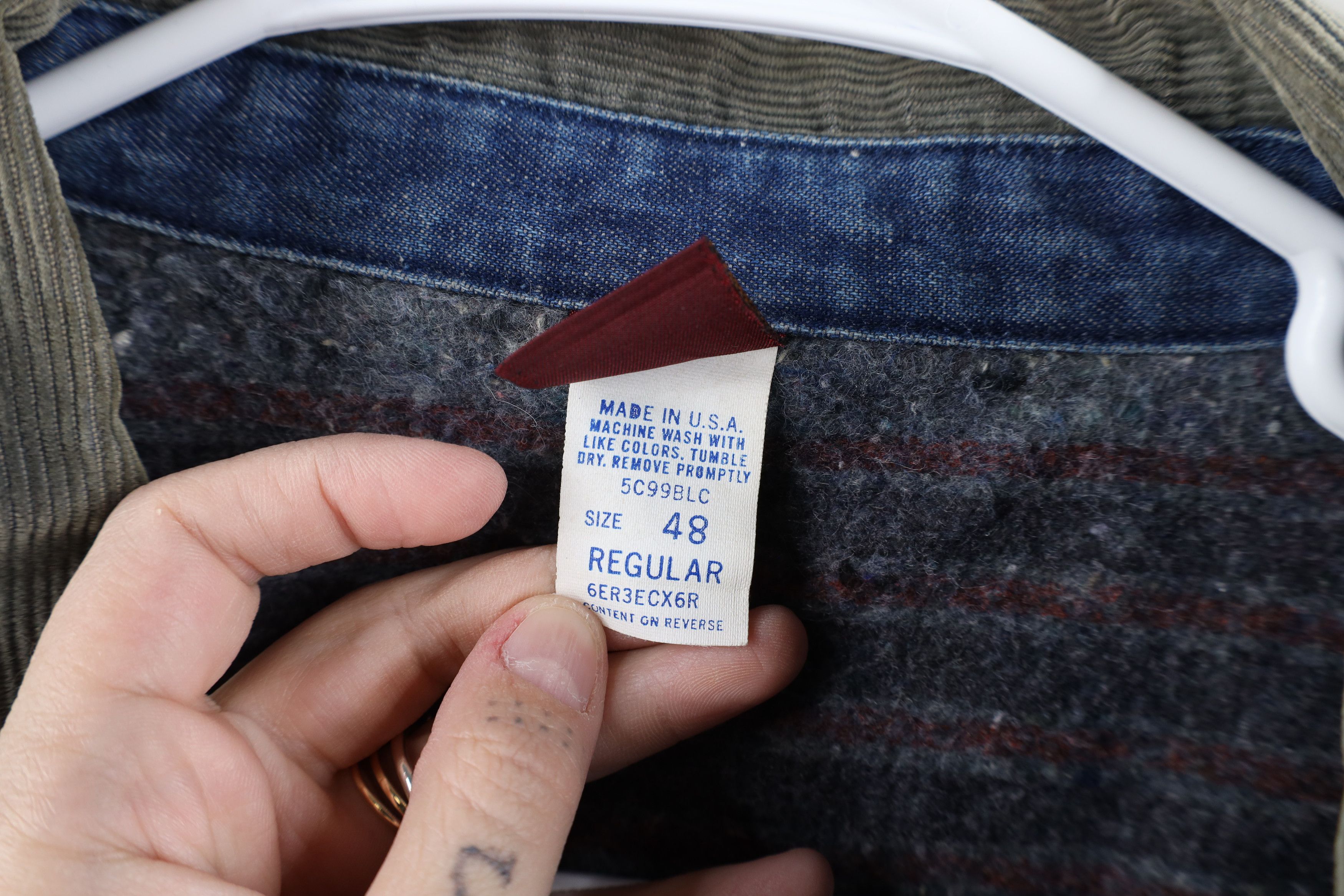 Vintage Vintage 70s Big Ben Lined Denim Chore Barn Jacket USA Size US XXL / EU 58 / 5 - 10 Thumbnail