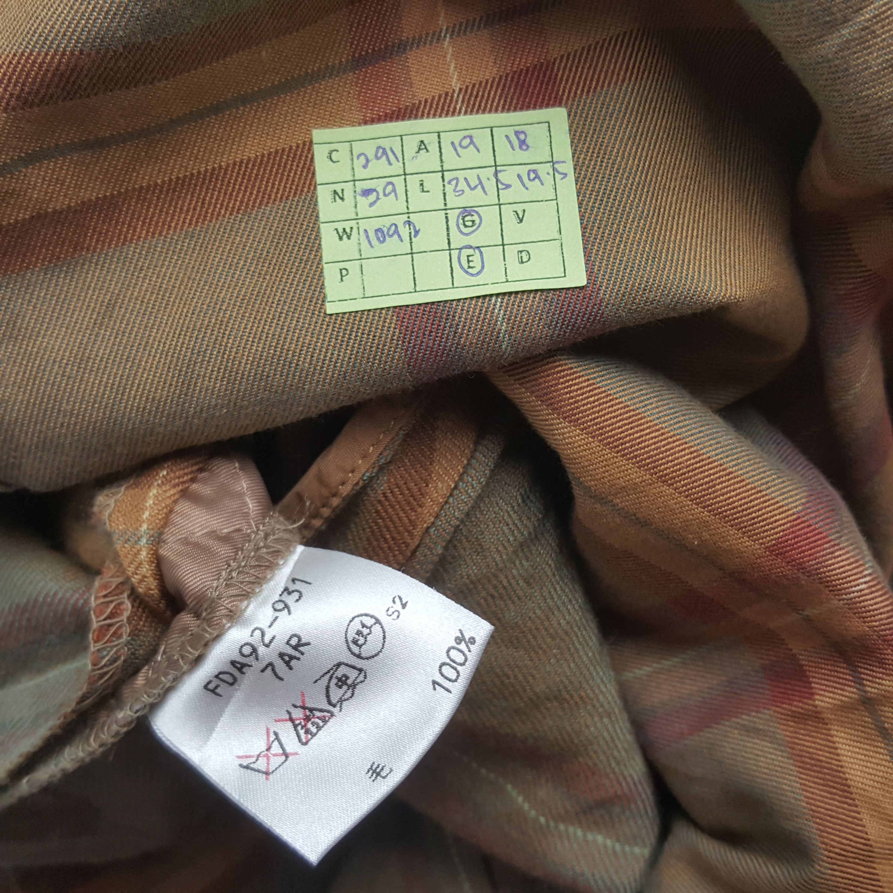 Burberry Vintage Burberry Italian Brand Trench Jacket C291N29 Size US S / EU 44-46 / 1 - 7 Thumbnail